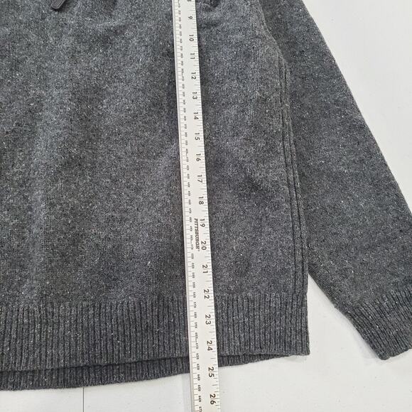 L.L. Bean Charcoal Half-Zip Crewneck Sweater - Picture 5 of 8